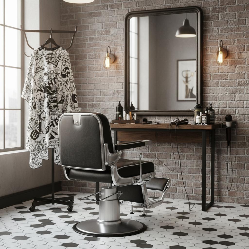 Barber' Hairdressing Cape for the Salon Large Haircut 140x150