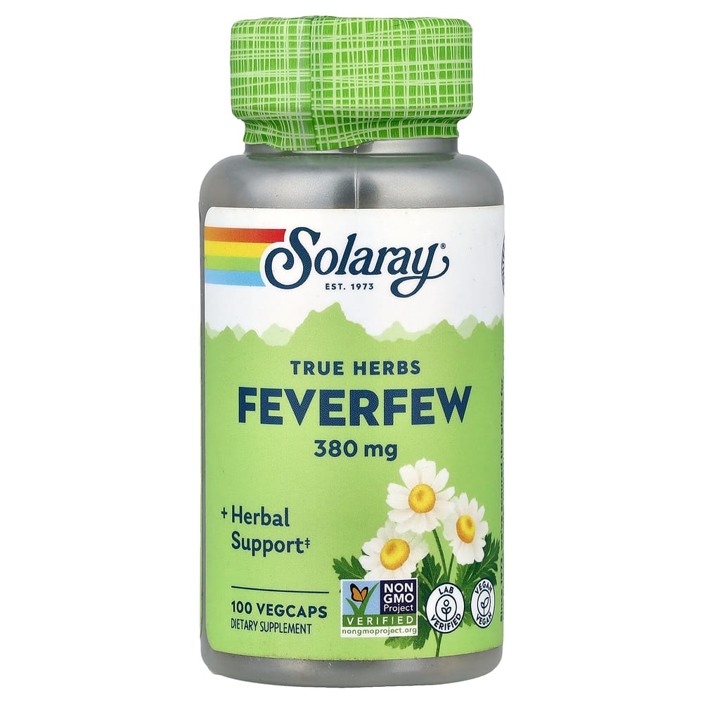 SOLARAY True Herbs Пижма 380 мг, 100 растительных капсул