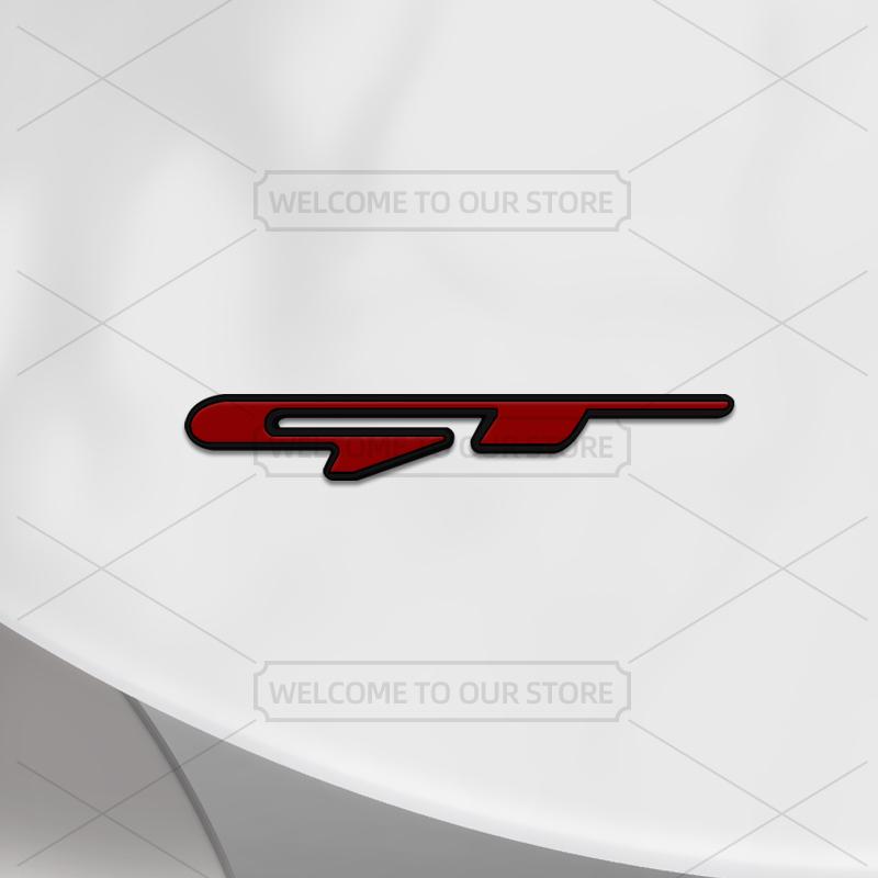 Car 3D Q3Metal GT Body Emblem Grille Badge Decals Auto Tail Sticker For Kia Ceed Stinger Stonic Rio Niro Seltos Sorento K5 K7 K3