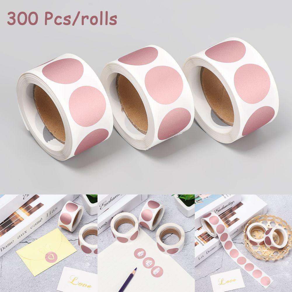 Game Stationery Business Wedding Message Card Round Shape Scratch Off Sticker Labels Adhesive Paper