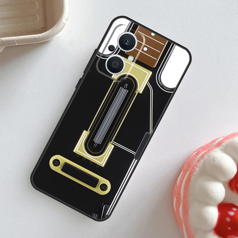 Чехол для музыкальных инструментов Гитара Скрипка Скрипка для OPPO Reno 7 8 6 5 4 Lite 8T 4Z 5Z 11 F 10 Pro OPPO Find X6 X5 Pro X2 X3 Neo