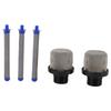 2PCS 288716 Inlet Suction Strainer and 3PCS Airless Spray Machine Filter Kit Washable Reusable