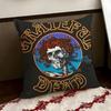 Band GGrateful DDead Cushion Cover Reversible Soft Durable Pillow Cover Home  Car MultiScene Use for Daily Comfort