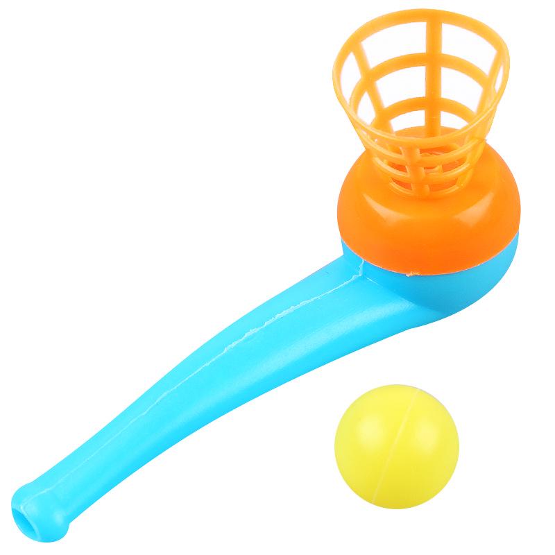 Nostalgic Floating Blow Ball Toy - Retro Educational Game for Kids