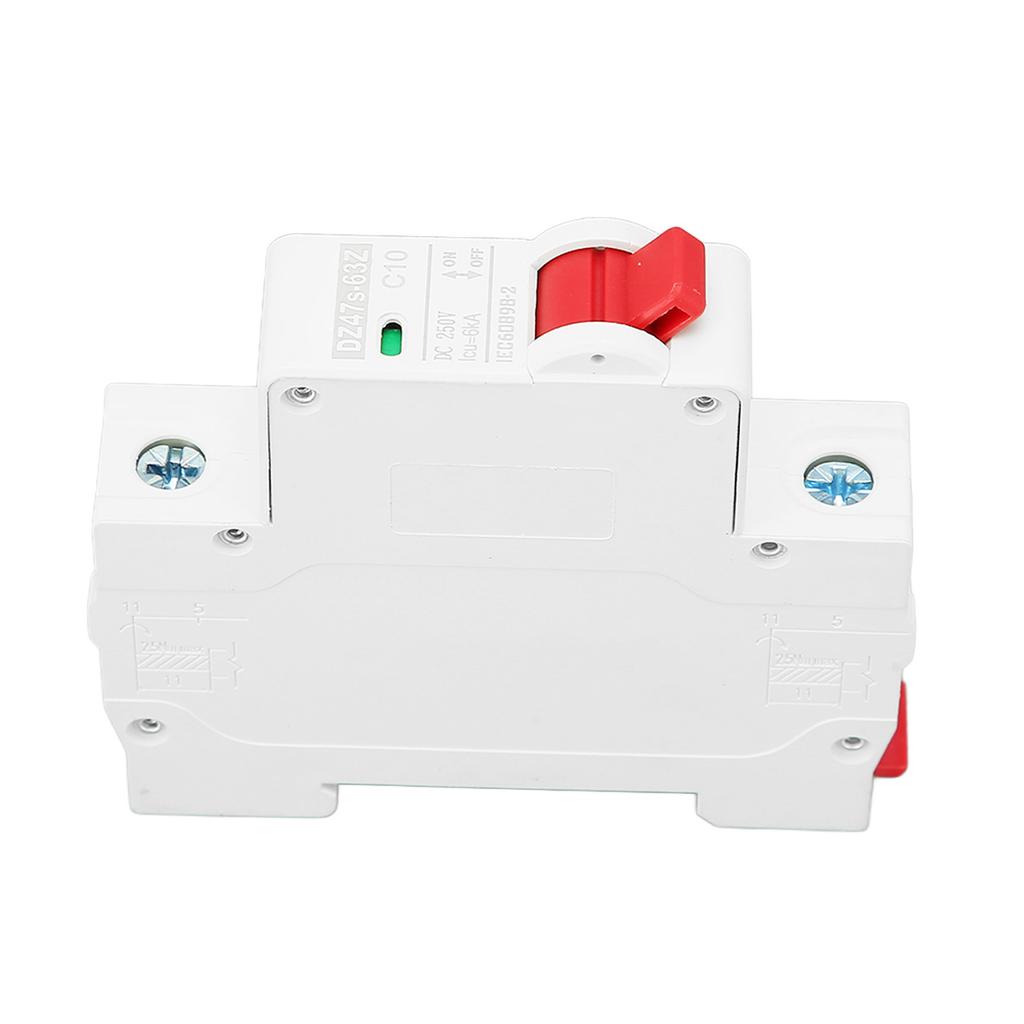 DC Circuit Breaker Short Circuit Overload Protection Miniature Circuit Breaker for PV System 250V