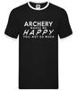 Archery Makes Me Happy, You Not So Much - Mens Ringer - Archer Fan Love