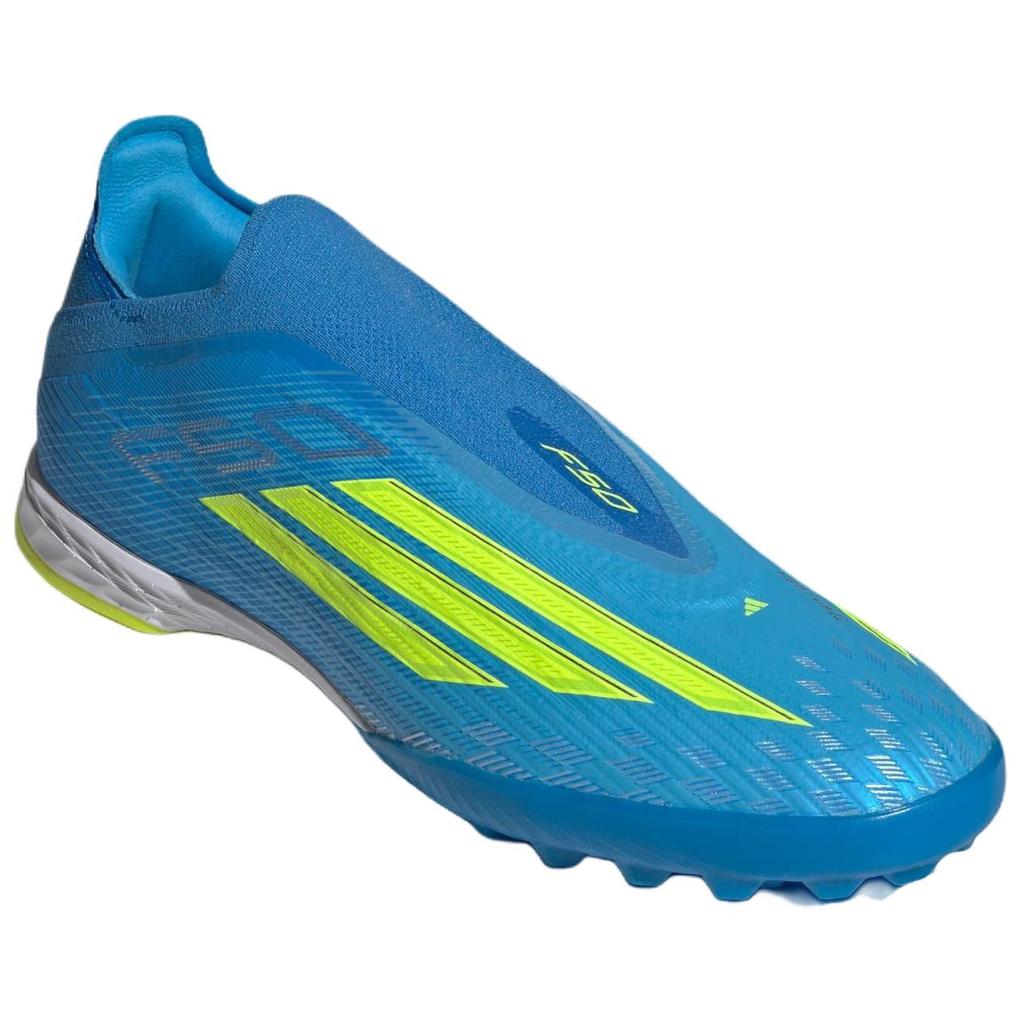 adidas F50 Pro Универсальные Удобные Поддерживающие Легкие Футбольные Бутсы Унисекс Футбольные Бутсы Сине-Зеленые JQ1484