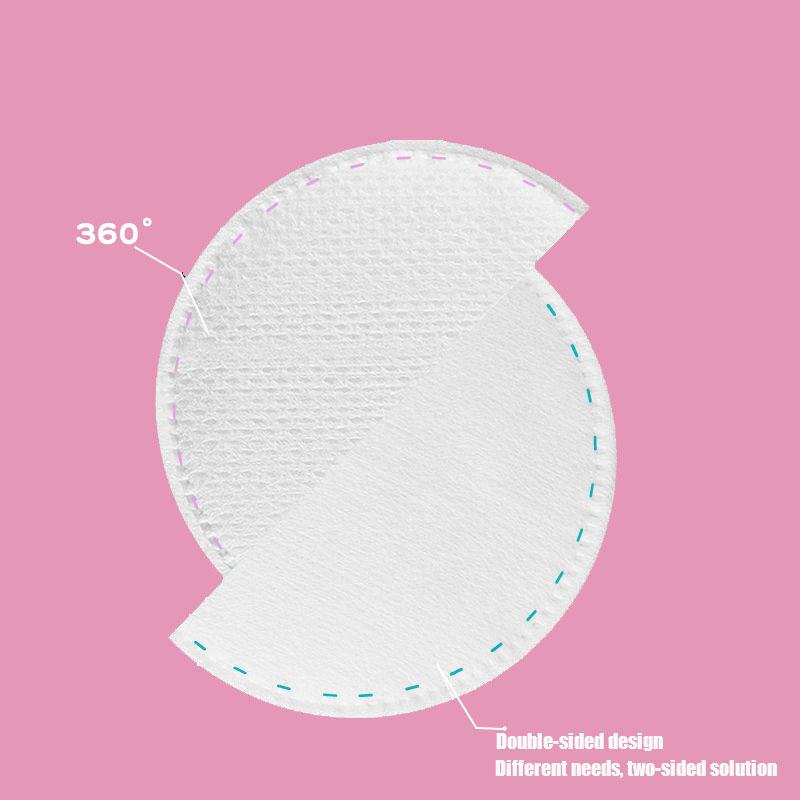Трехслойные круглые стеганые ватные диски для снятия макияжа мягкие и удобные, приятные на ощупь