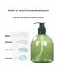 300ml/500ml PET Transparent Pump Hand Sanitizer and Lotion Bottle