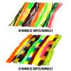 Artificial Lifelike Jig Bait Silicone Skirts Soft Fishing Lures Beard Windless Rubber Squid