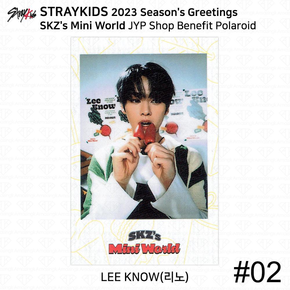 Stray Kids 2023 Новогодние поздравления Селфи Фотокарточка 4cut Photo JYP Shop Benefit