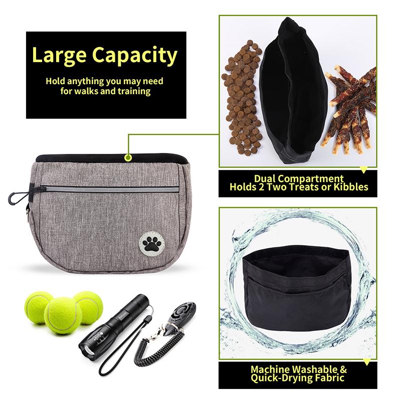 Сумка-пояс для дрессировки собак Pet Portable Dog Training Bag Traat Snack Bait Bag для хранения кормушек для собак на открытом воздухе Bag Pouch Food Reward Bags