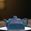 1 шт., подарки для китайской чайной церемонии, 250 мл, подлинный чайник Исин, ​​ручной работы, фиолетовая глина, чайник Сиши, фильтр с отверстием, красивый чайник