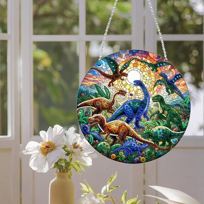 Солнечный ловщик животных 2D Плоский DIY Подвесной Алмазное Искусство Наборы Алмазная Живопись Набор Алмазное Искусство Подвеска Настенный Декор для Дома и Окон