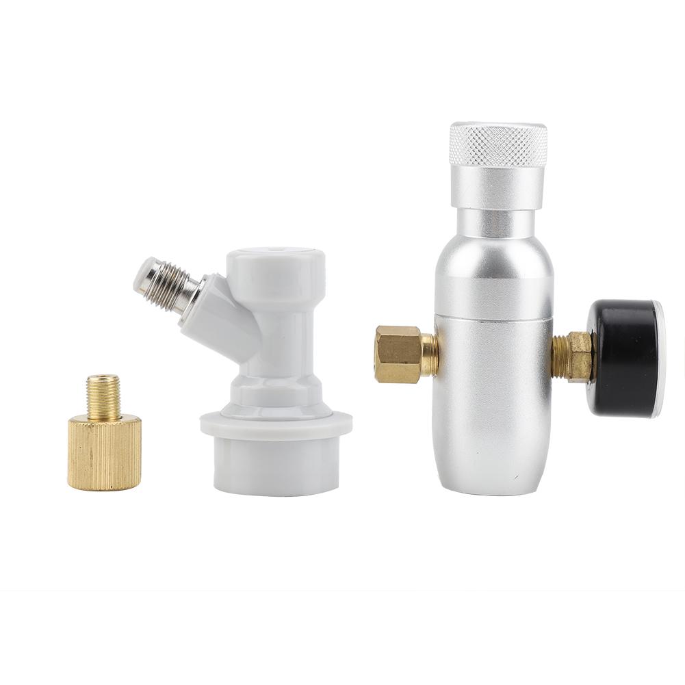 Homebrew CO2 16g Regulator Kit Gas Disconnect Home Draft Beer Kegerator(0-60 PSI)
