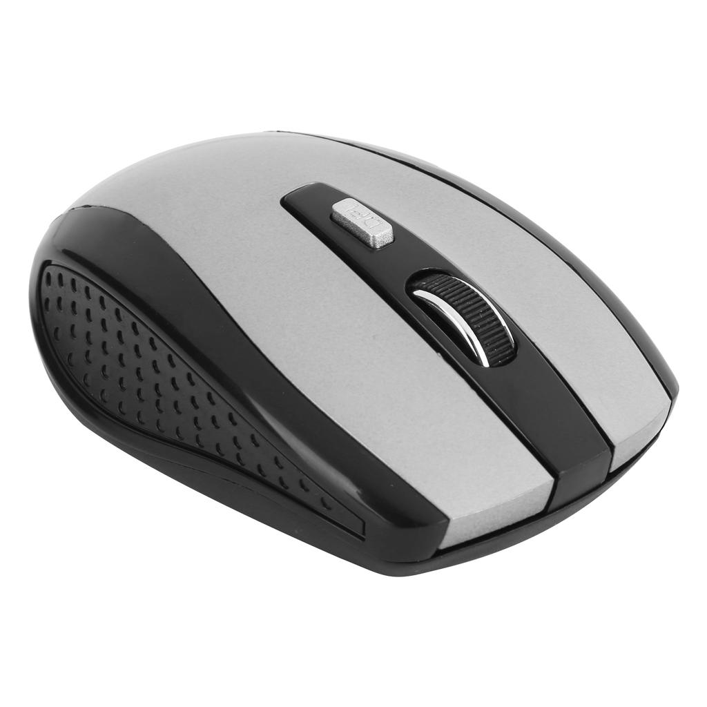 Беспроводная мышь Оптические игровые аксессуары для ноутбука с регулируемым DPI 250 Гц Серебристая