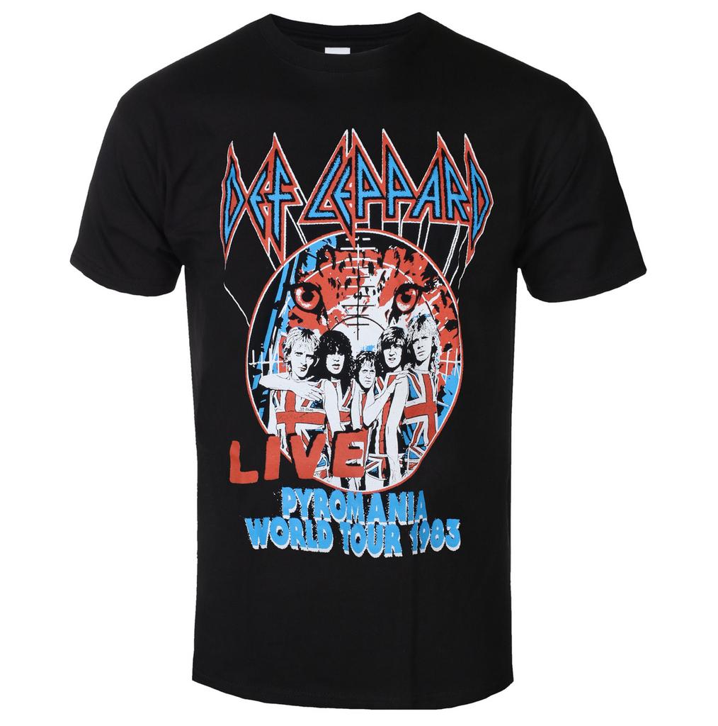 Top Def Leppard Graphic Cotton Tshirt Unisex Summer Short Sleeve Fashion Brand Tee Luxury Casual Vintage Tees