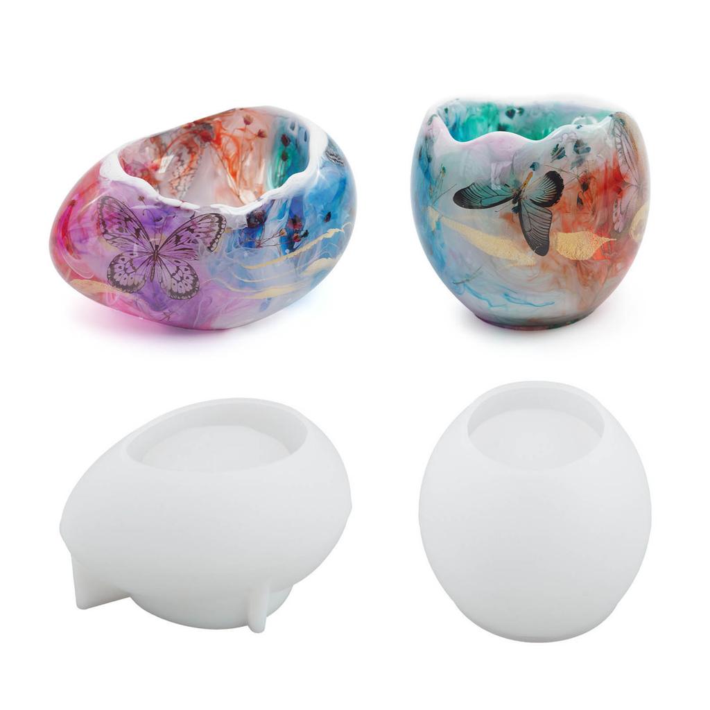 Силиконовые формы для подсвечников в форме яйца, силиконовая форма для глины, формы для поделок, силиконовый материал для DIY ручной работы для любителя