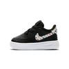 Кроссовки Air Force 1 18 Print Low top для малышей Черно-белые для младенцев и малышей AO3978-001