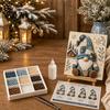 Indoor Decorative Mosaic Art Gnome Kit for Adults, DIY Xmas Craft Set, Autumn Therapeutic Crafting Projects Winter Coastal Gnome, Handmade Tabletop