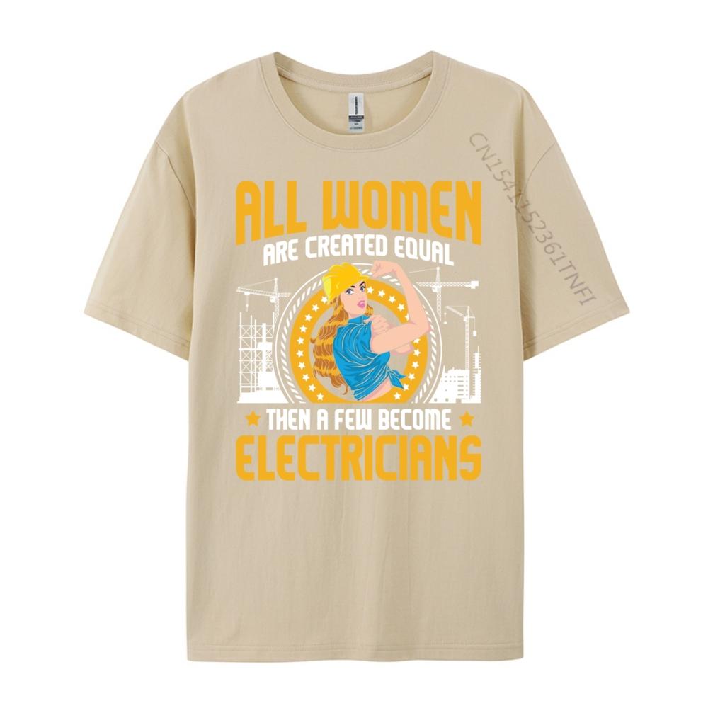All Are Created Equal Electrician Repairunisex Wiring White T Shirt Unisex Brand Clothing