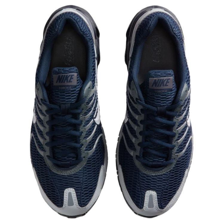 Nike Air Max Torch 4 Breathable Low top Running Shoes Men's Blue 343846-411