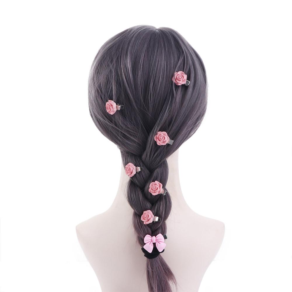 Love Heart Resin Korean Style Hair Clip Women Hair Accessories Small Side Clip Duckbill Clip