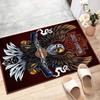 Vintage Motorcycle Polyester Carpet, Soft Indoor Mat for Office Chair, Living Room, Computer Desk - Decorative Home Office Rug Design