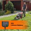 Зарядное устройство 20 В с литиевой батареей, совместимое с For Black&Decker 20V LBXR2020-OPE, LB2X3020-OPE, с вилкой US/EU/UK/AU
