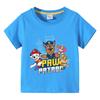 Paw Patrol Kids Clothing Tees Summer Printed Cartoon Fashion Short Sleeve Boys T-shirt Popular Design Children's Tshirt Crewneck