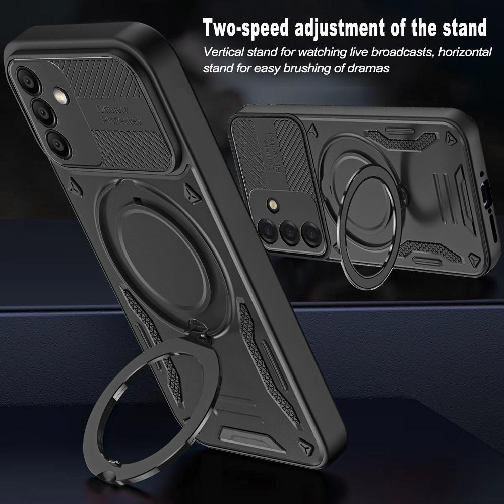 For Samsung Galaxy S26 Magnetic Case Shockproof TPU + PC Phone Back Cover with Kickstand
