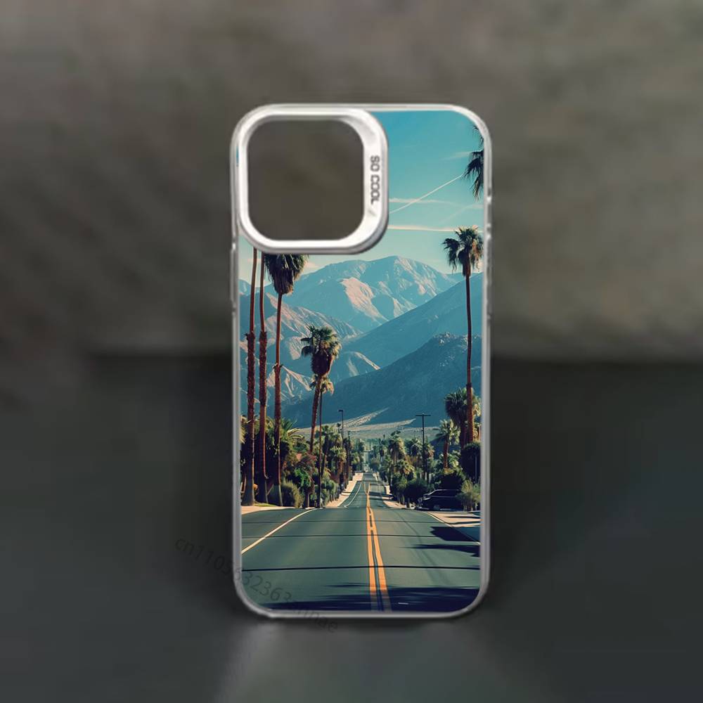 Travel Los Angeles California phone Case for iPhone 17 11 12 Pro Max Plus Mini Air SE 16e 14 15 16 13 Soft Shell