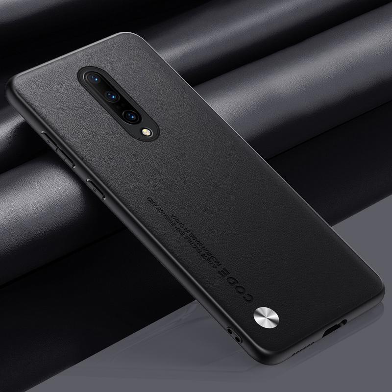 Luxury PU Leather Case For OnePlus 7 8 7T Pro Back Cover Silicone Protection Phone Case For OnePlus 8 7 Pro One Plus 7T Coque