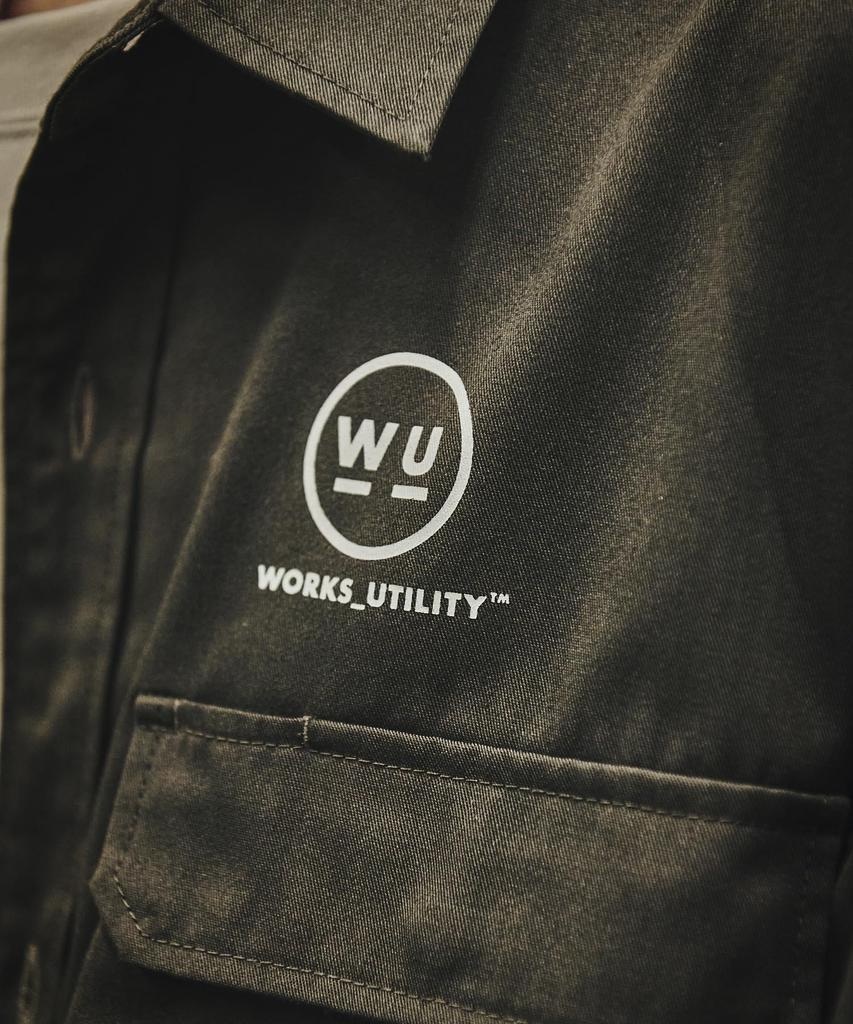 GORDON MILLER Унисекс Рабочая рубашка VIBTEX Размер 1 M Размер Угольно-серый 1767072 WORKS_UTILITY (Эквивалент JP)