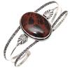 Mahogany Obsidian Gemstone Handmade Jewelry Cuff Bracelets 7''Adjustable