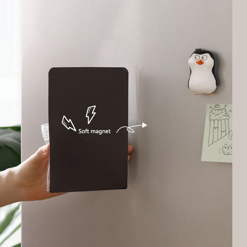 Прозрачный магнитный ящик для хранения, бытовой холодильник, кухонная магнитная полка, сортировочная сумка для хранения мелочей