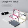 Mirror Makeup Mirror Ins Portable Mirror Square Double-Sided Folding Mirror Female Student Dormitory Portable Vanity Mirror