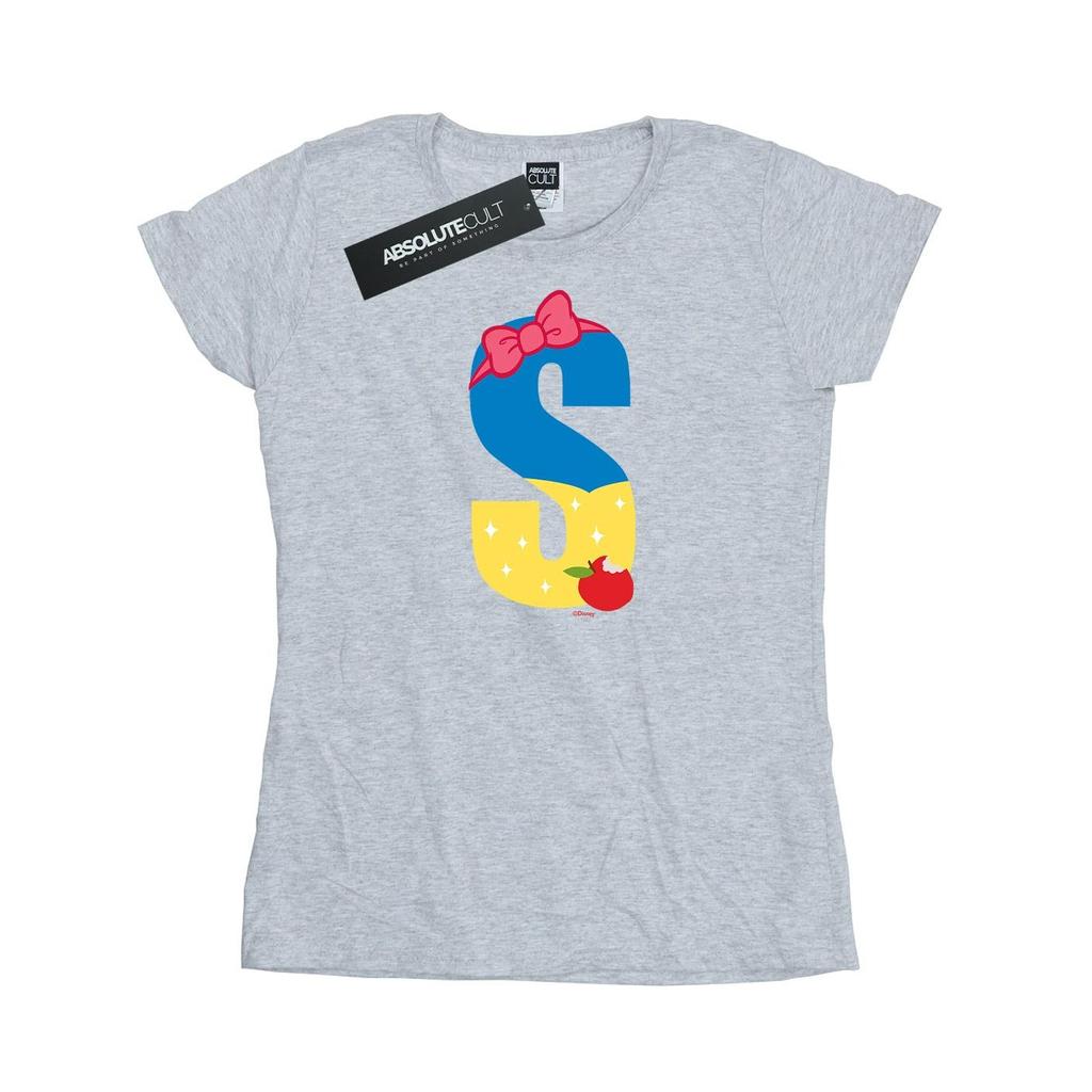 Disney Womens/Ladies Alphabet S Is For Snow White Cotton T-Shirt