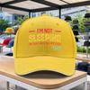 pc Funny Dad Quotes Baseball Cap with Humorous Sayings  Adjustable Duckbill Hat Suitable for Outdoor Sports Cycling Music Fe