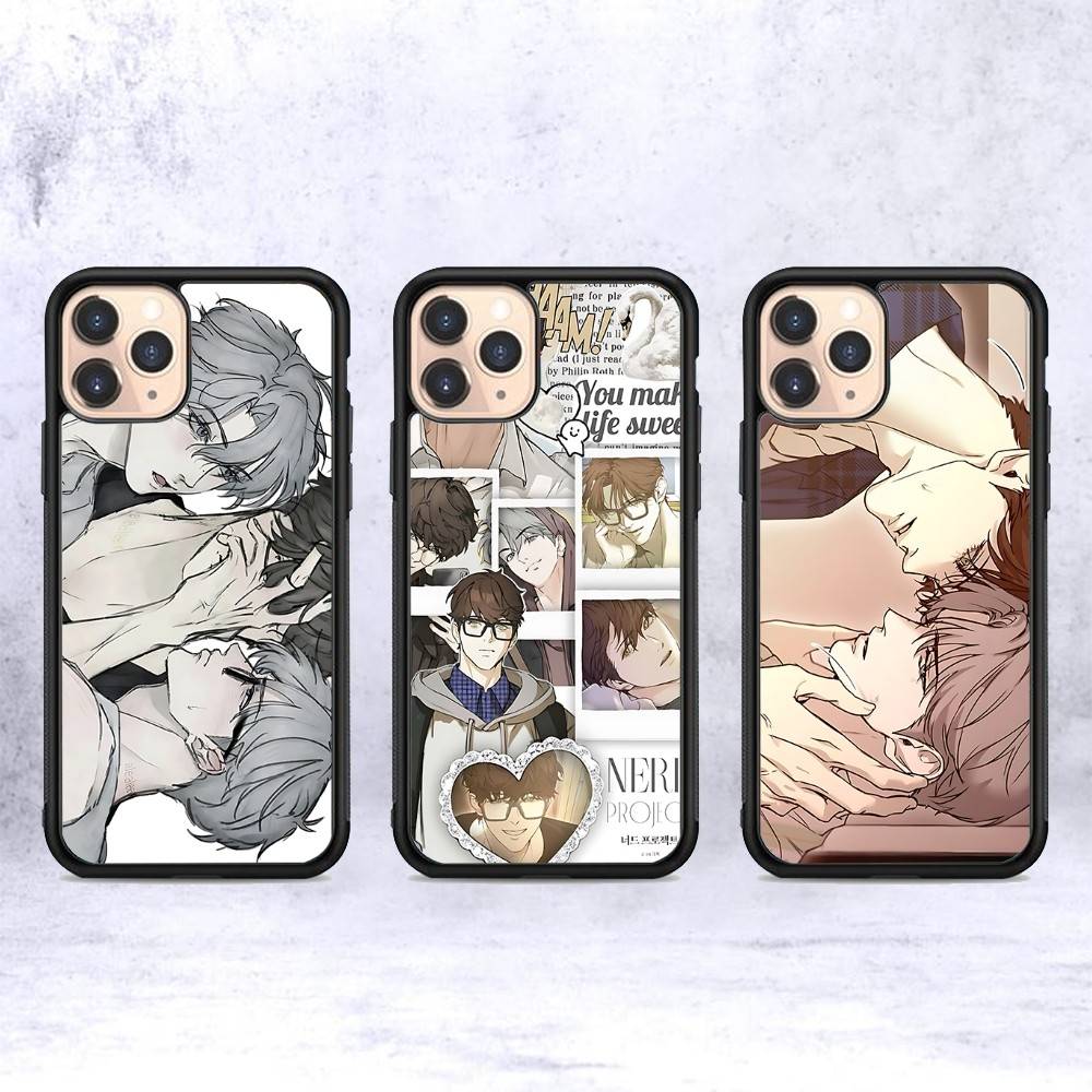 Чехол-бампер 'Nerd Project Bl Anime' ударопрочный для iPhone 17 16 15 14 Plus 13 12 11 Pro Max, мягкий и жесткий