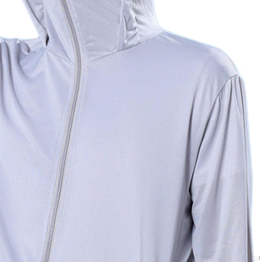 Мужская рубашка с капюшоном и защитой от солнца, охлаждающая мягкая со съемным козырьком, летняя толстовка с капюшоном для рока