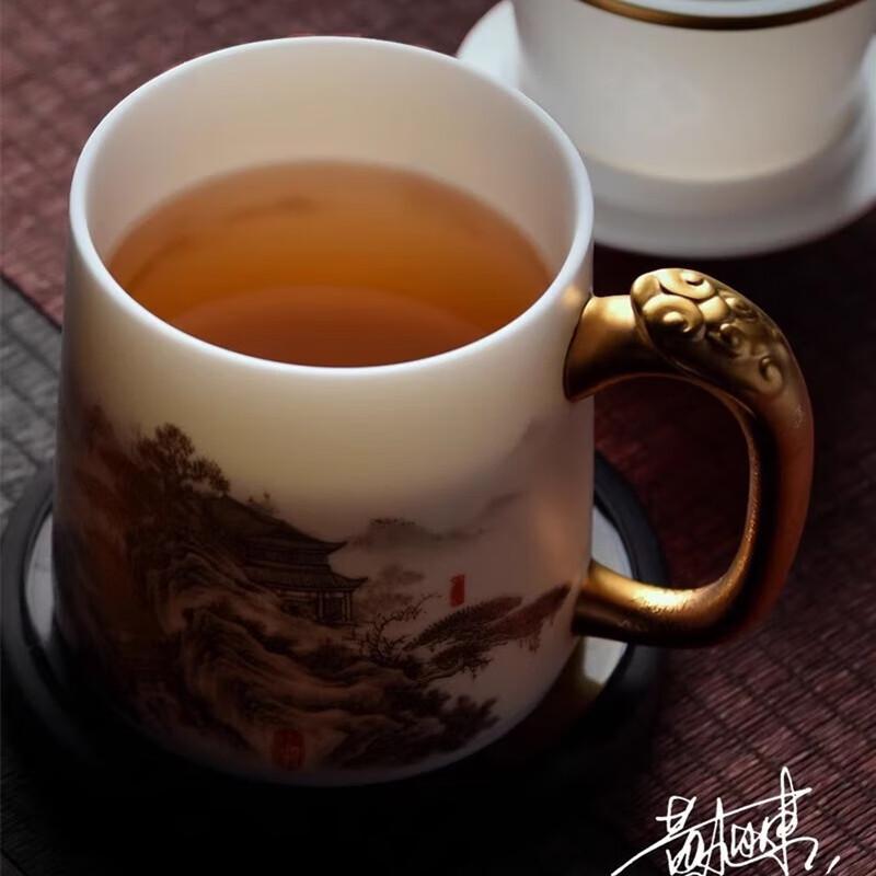 Artisanal Crystal Porcelain Kung Fu Teacup