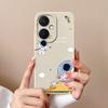 Case For Vivo V29 Lite Y17S Y36 Pro Y78+ Y27 X90 Back Cover Housing Lovely Astronaut Shockproof Luxury Soft Liquid Silicone Luxury Phone Bags For Vivo