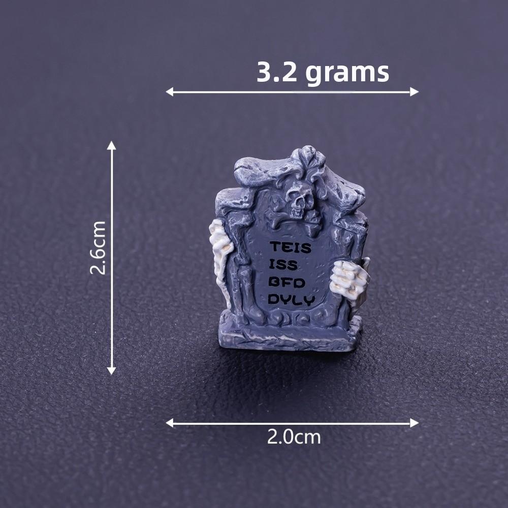 10PCS Horror Style Halloween Pumpkin Decor Mini Size Micro Landscape Miniatures Home Decoration