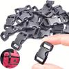 20pcs Plastic Mini Quick Release Buckles for DIY Paracord Bracelets and Dog Collar Straps