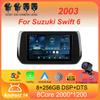 Android 14 для Suzuki Swift 6 2025 автомобильный радиоприемник мультимедиа видеоплеер навигация стерео GPS нет 2din 2 din dvd