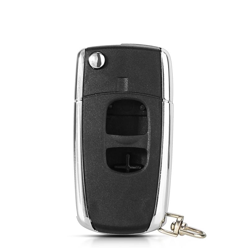 KEYYOU 10Pcs For Mazda 2 3 6 323 626 Fob Replacement Upgrade Modified Folding Flip Remote Car Key Blank Shell Case 2 Buttons