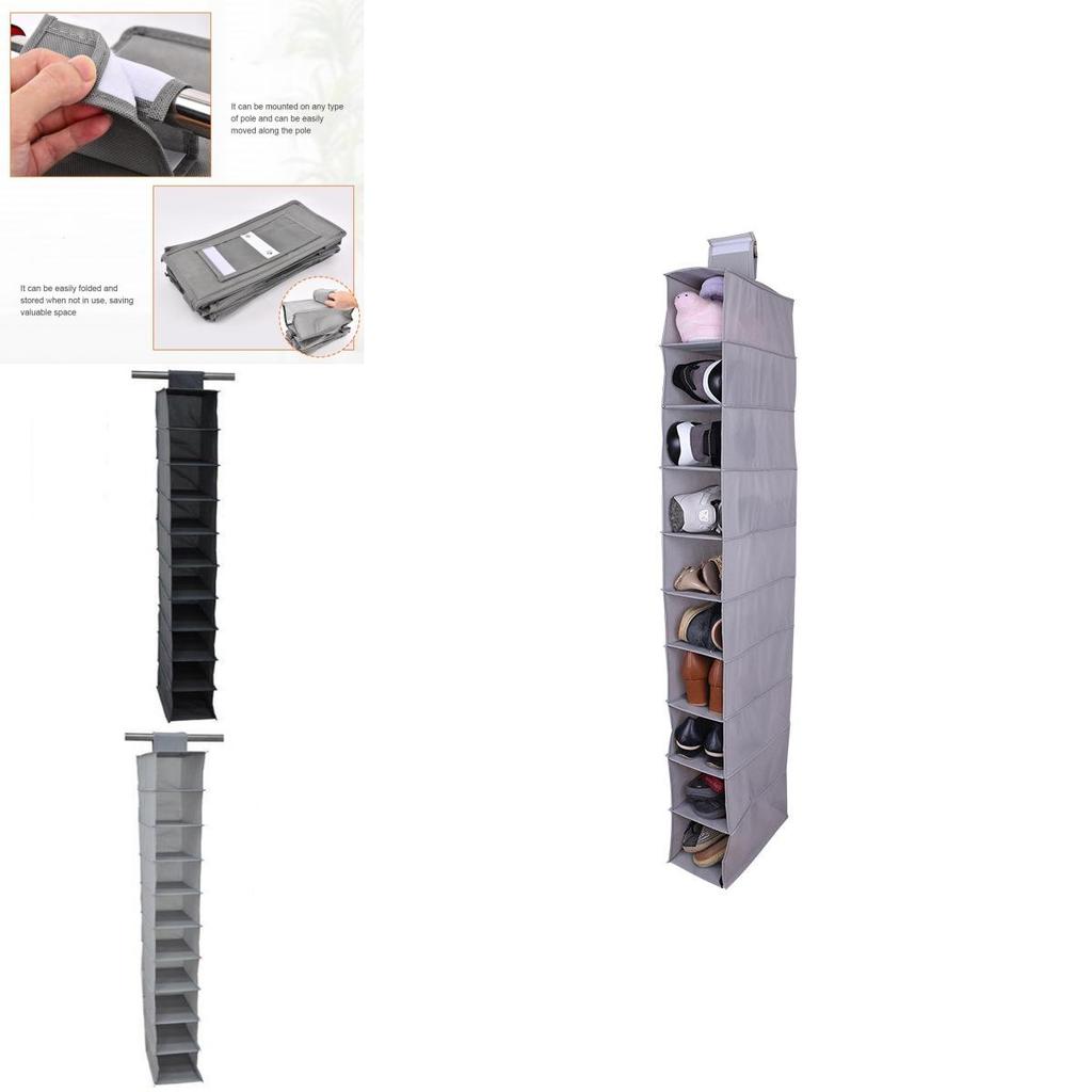 Иерархический подвесной органайзер для обуви для хранения в помещении, для шкафа и настенного крепления на дверь