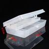 Universal Plastic Double Tray Compartments Two-Sided Hand Tool Organizer Tackle Box Storage Cases