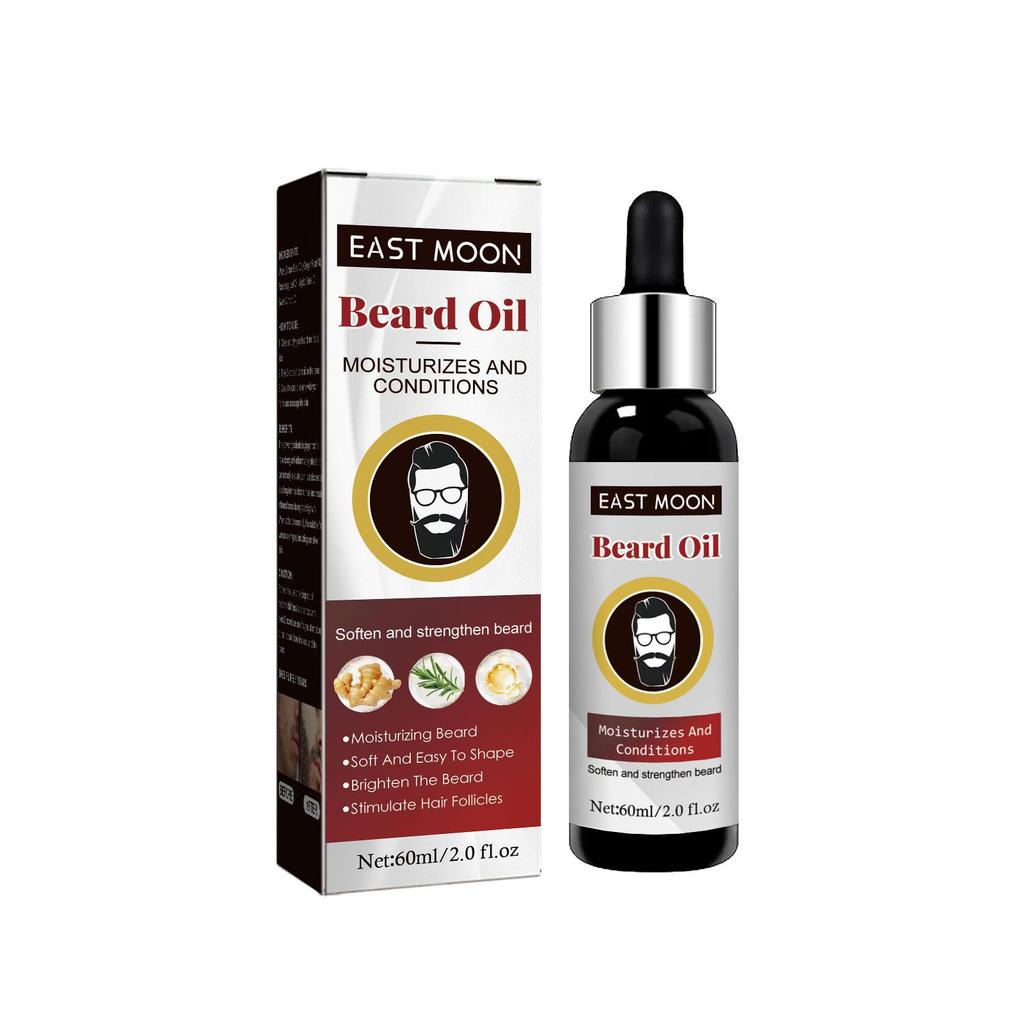 Men Beard Growth Oil Thickening Treatment Root Moisturizing Conditioning Beard Care